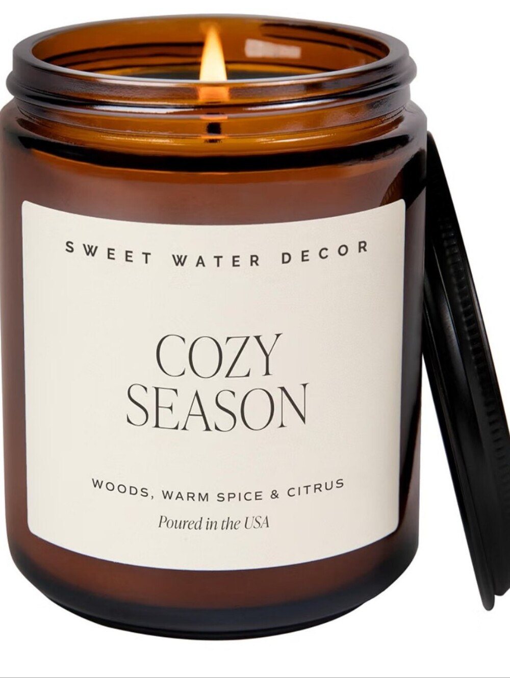 Cozy Season Amber Scented Candle
